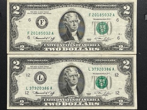 $2 Dollar Bills