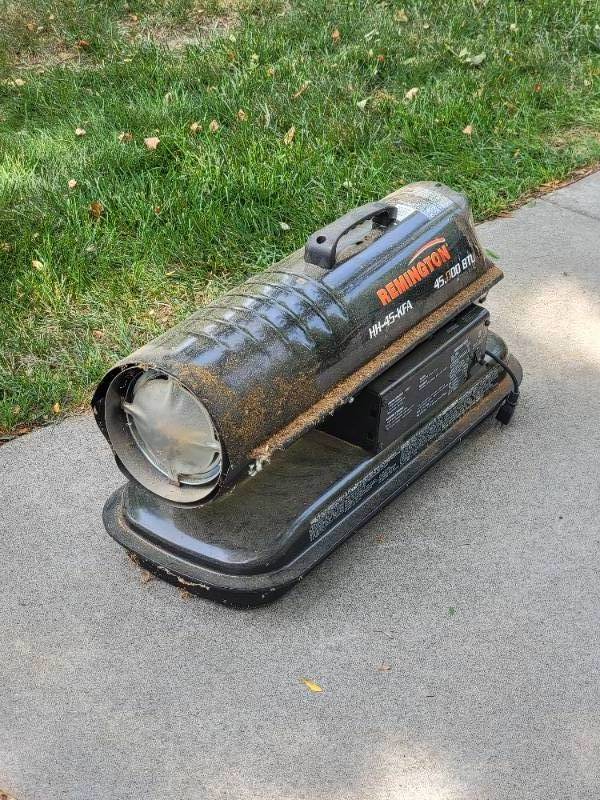 Remington Gas Torpedo Heater | Minnetonka Luxury - Full Estate Auction |  K-BID