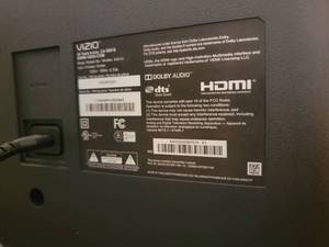 lot 65 image: 40 Inch Vizio Television