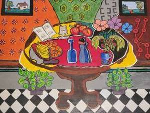 lot 40 image: Lester Hogan Original Table Setting