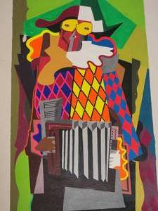 lot 41 image: Lester Hogan Original Accordion Player