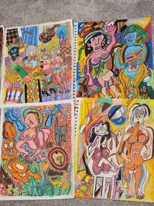 lot 48 image: Lester Hogan Originals Nude Deconstructed