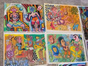 lot 49 image: Lester Hogan Originals Erotic Nude Party