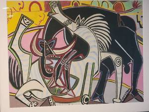 lot 11 image: Lester Hogan Original Guernica