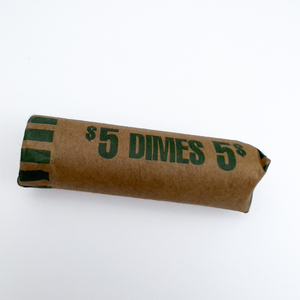 Starter Set  (1) Roll of Mixed Date Mercury Silver Dimes and (1) Whitman Folder For Mercury Dimes 1916 Thru 1945