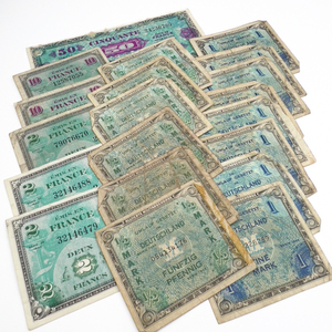 Assortment of 20 Pieces of Military Script. France and Germany