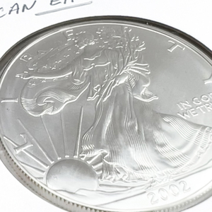 2002 Silver American Eagle 1 oz Coin. Uncirculated