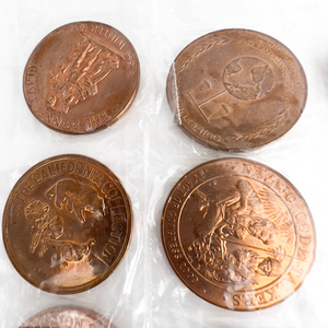 1 Bag of 24 Assorted Souvenir Type Medals
