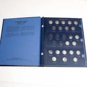 Whitman Deluxe Album For Mercury Dimes 1916-1945 - Like New