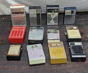 Twelve Vintage Radios