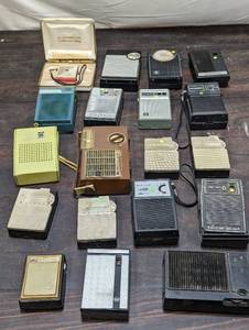 Nineteen Vintage Radios