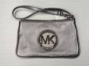 lot 155 image: Michael Kors Fulton Leather Wristlet Handbag