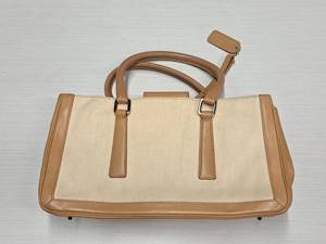 lot 162 image: Coach FabricLeather Trimmed Handbag