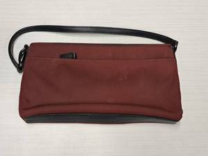 lot 180 image: Coach Twill FabricLeather Trimmed Handbag