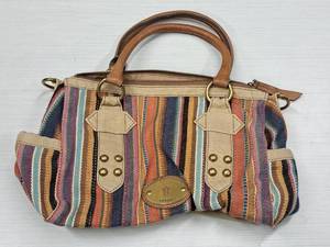 lot 257 image: Fossil Handcrafted Handbag