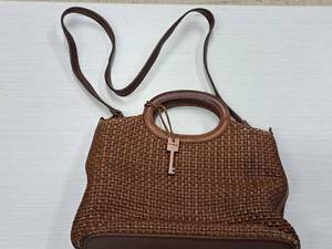 lot 262 image: Fossil Handcrafted Handbag