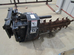 lot 3 image: Radco 617 Skid Steer Trencher