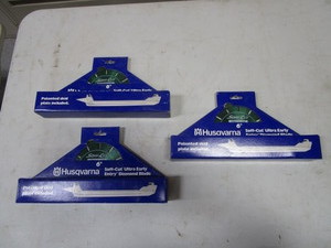 lot 49 image: (3) (New) 6 Husqvarna Diamond Blades