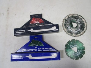 lot 50 image: (2) (New) 6 Husqvarna Diamond Blades