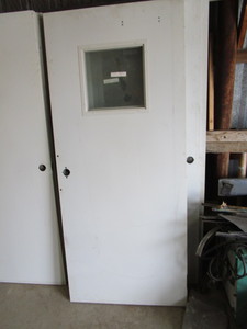 lot 100 image: (2) 36x7 Steel Doors