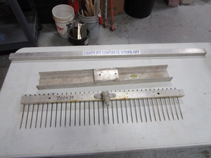 lot 112 image: 4 Concrete Strike Off, 3 Concrete Rake