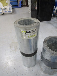 lot 132 image: Galvanized Flashing Rolls