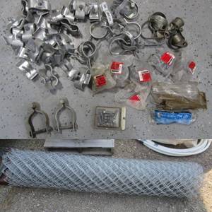 lot 87 image: Misc. Chain Link Fence & Hardware