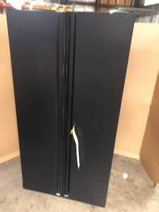 Husky 3-Piece Extra Wide Heavy Duty Welded Steel Garage Storage System   Customer Returns See Pictures