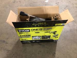RYOBI ONE HP 18V Brushless EZClean 600 PSI 0.7 GPM Cordless Cold Water Power Cleaner (Tool Only) Customer Returns See Pictures
