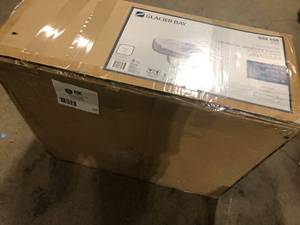 Glacier Bay Westminster 21 in. Pedestal Sink Basin in White  Customer Returns See Pictures