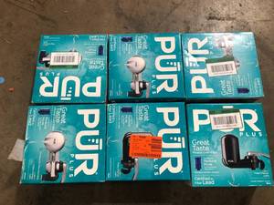 Lot of PUR PLUS Faucet Mount Filtration System  Customer Returns See Pictures