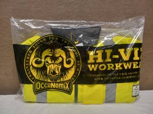 NEW OCCUNOMIX HIGH VISIBILITY BOMBER JACKET SIZE SMALL