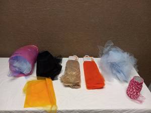 SMALL LOT OF FABRIC