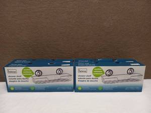 4 NEW HOMZ SHOWER SHELF