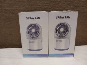 2 SPRAY AND MIST FANS