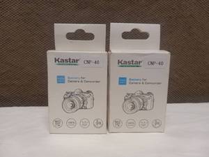 2 NEW KASTAR BATTERIES