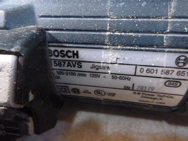 Bosch Jigsaw Millworking Equipment and Tools K BID