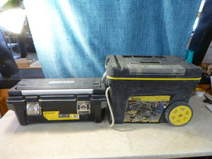lot 109 image: 2 Stanley Toolboxes