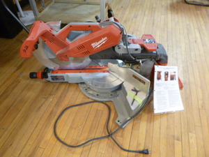 lot 114 image: Milwaukee 12 Heavy Duty Sliding Compound Miter Saw
