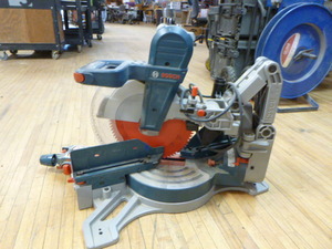 lot 126 image: Bosch 12 Dual-Bevel Glide Miter Saw