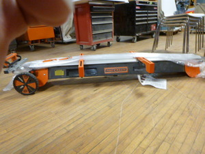 lot 152 image: Portamate Folding Miter Saw Power Tool Stand