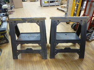 lot 160 image: 2 Stanley WorkSaw Horses