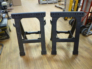 lot 162 image: 2 Husky WorkSaw Horses