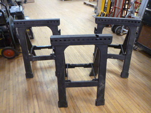 lot 163 image: 3 Husky WorkSaw Horses