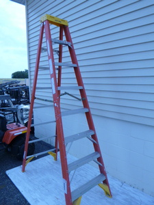 lot 194 image: Werner 8 Foot Ladder