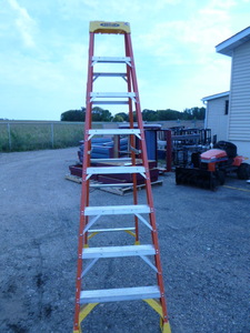 lot 198 image: Werner 8 Foot Ladder
