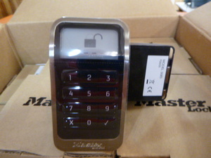 lot 182 image: Box of Master Lock Digital Locks