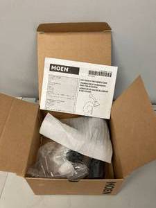 lot 23 image: MOEN Align Single-Handle Posi-Temp Shower Faucet Trim Kit in Matte Black (Valve and Shower Head Not Included)