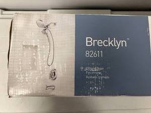 lot 7 image: Brecklyn Single-Handle 6-Spray Tub and Shower Faucet with Magnetix Rainshower Combo in Chrome (Valve Included)
