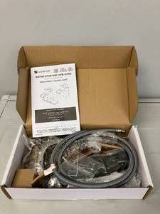 lot 16 image: Glacier Bay Leary Curve Single Hole Single-Handle Brushed Nickel Bath Faucet